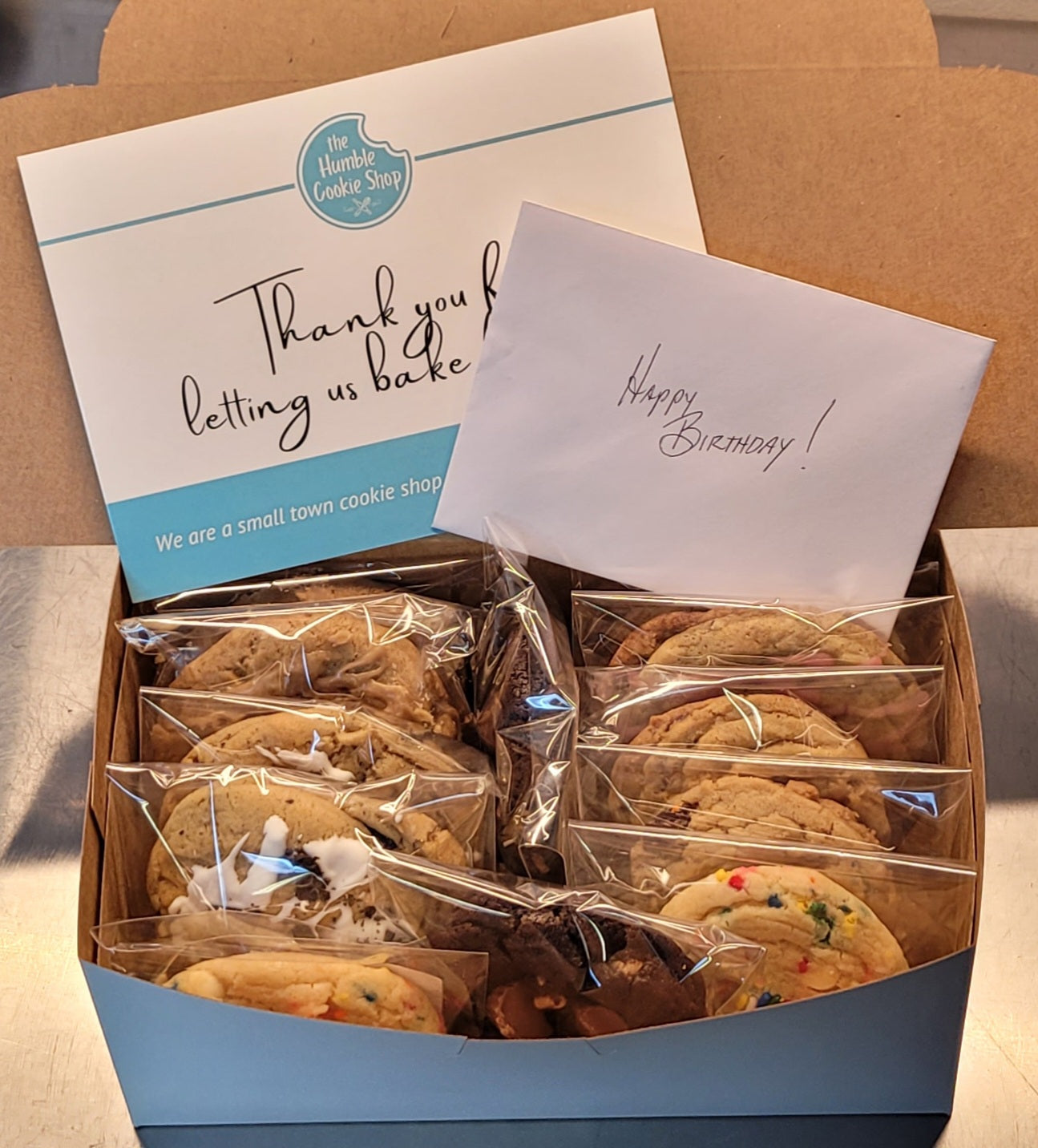 Customize Cookie Gift Box with card