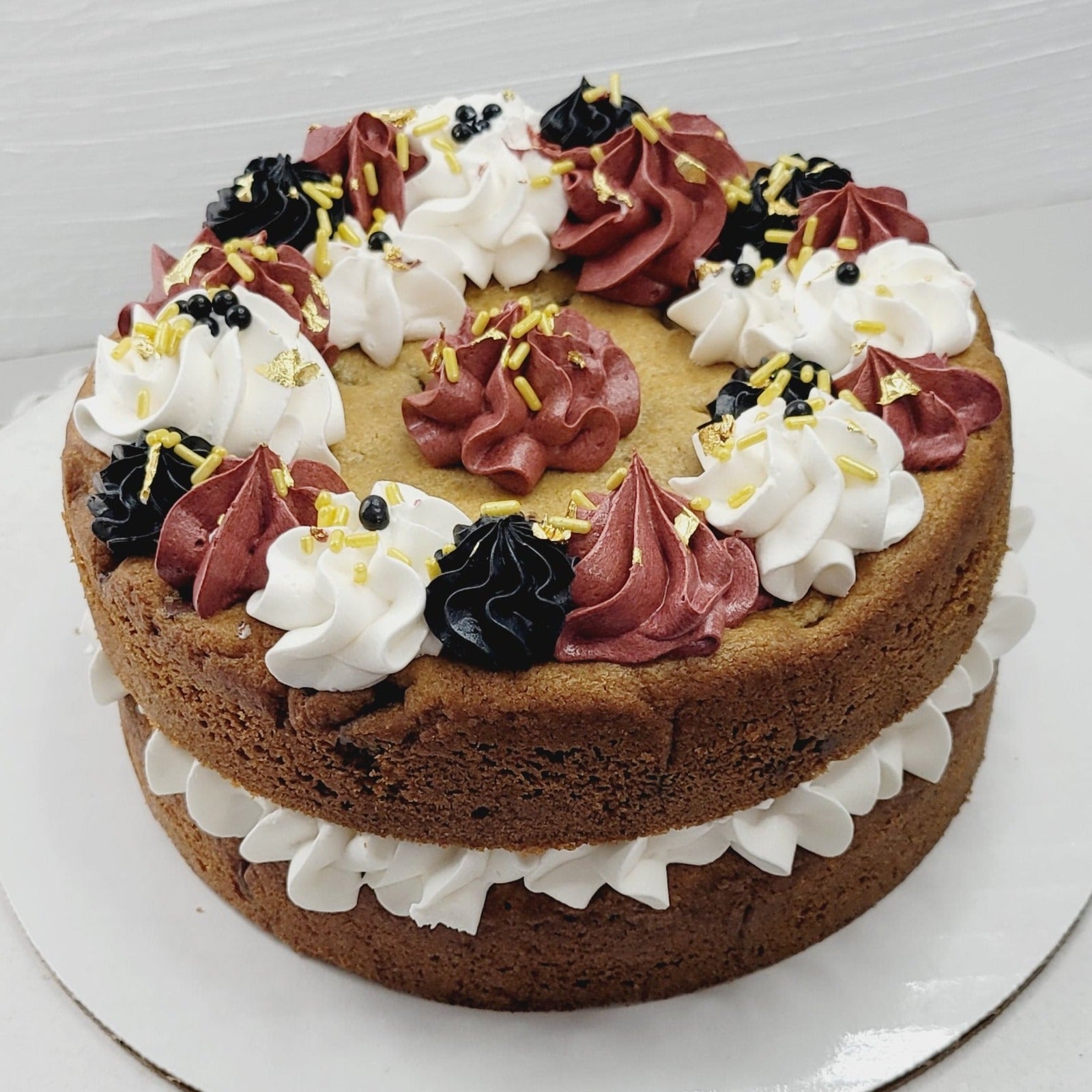 Wedding Two-Layer Cookie Cake