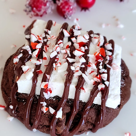 Peppermint Hot Chocolate Cookie
