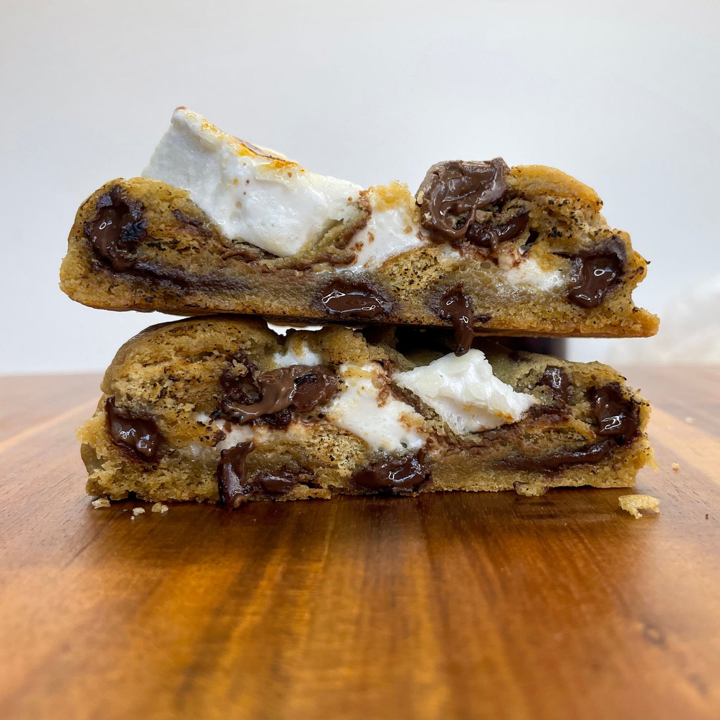 Stuffed S'more Cookie with housemade marshmallows