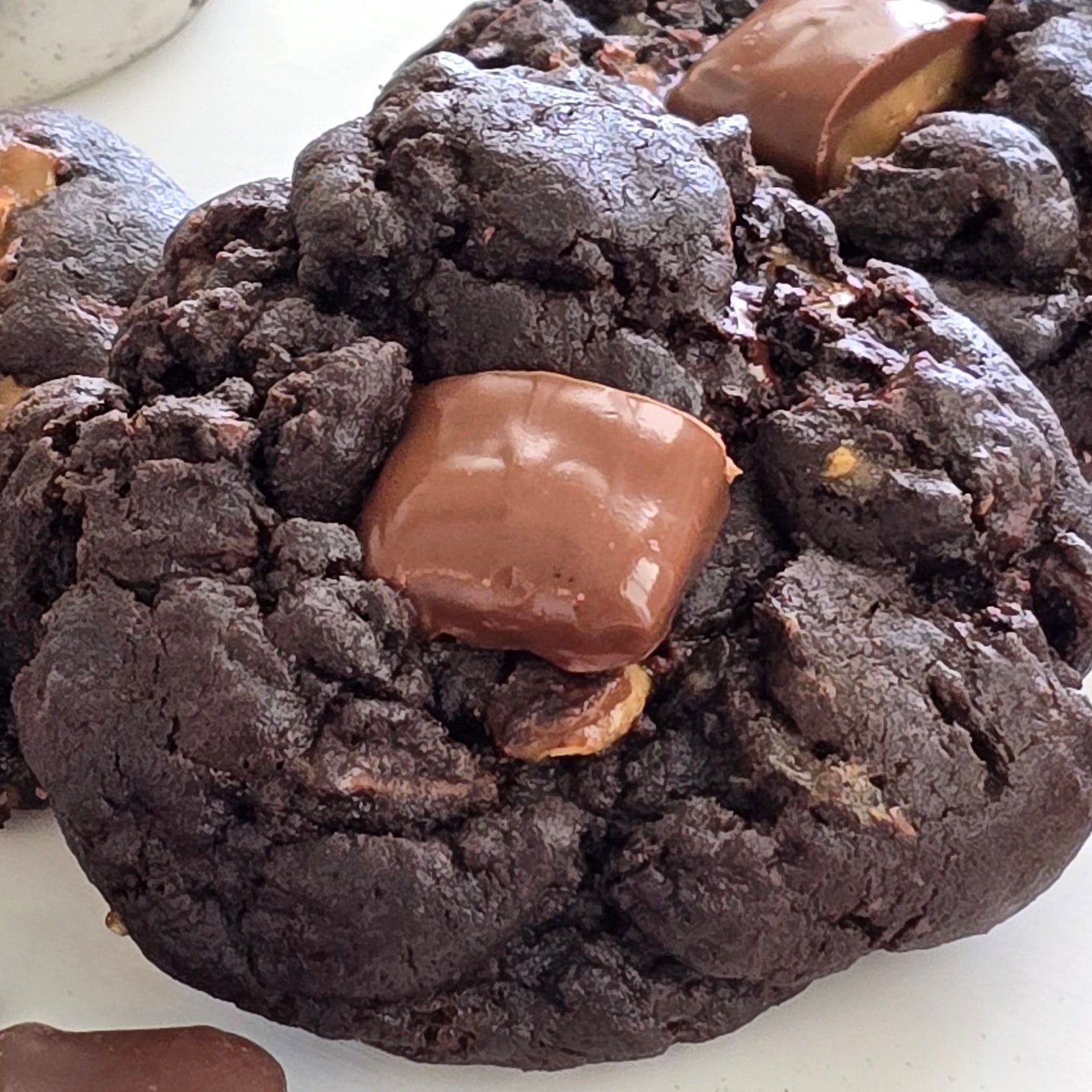 Chocolate Espresso Cookie with Toffee Candy