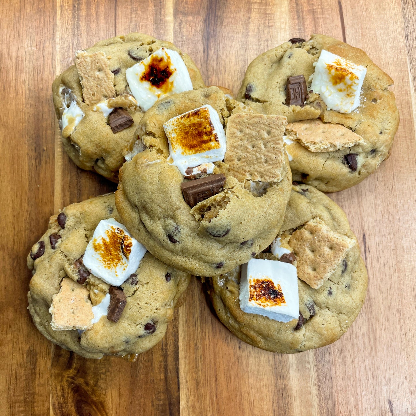 Stuffed S'more Cookie