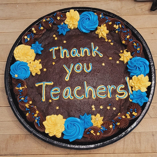 Chocolate Cookie Cake for Teachers Appreciation Week