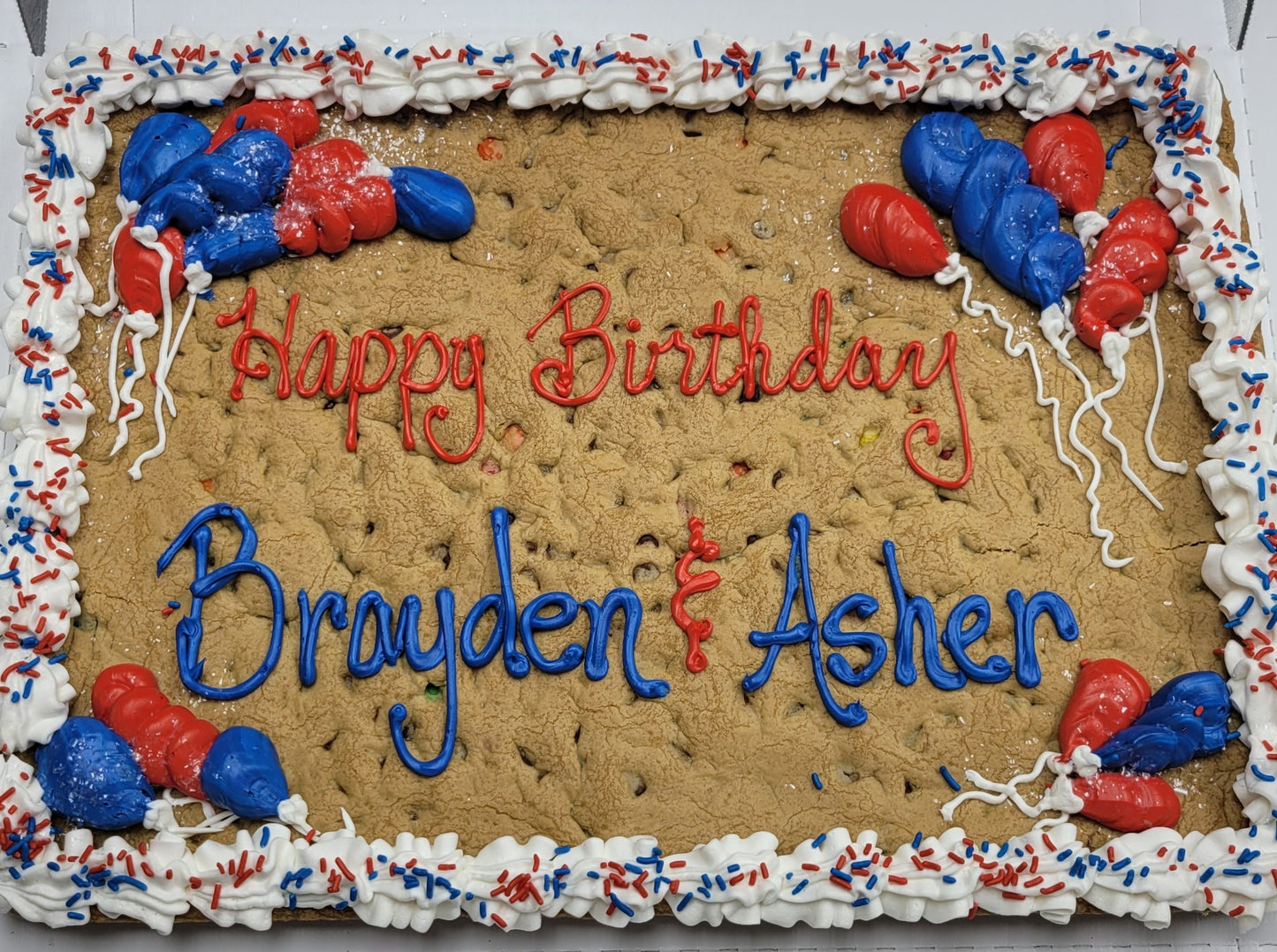 Half-Sheet Cookie Cake