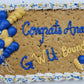 Half-Sheet Graduation Cookie Cake