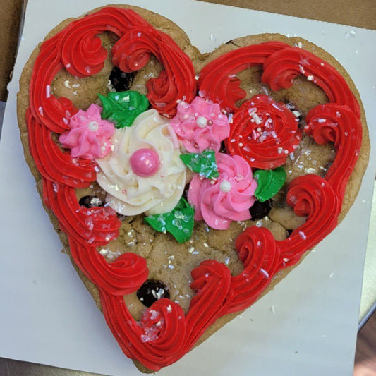 Valentine Heart Cookie Cake 6-inch