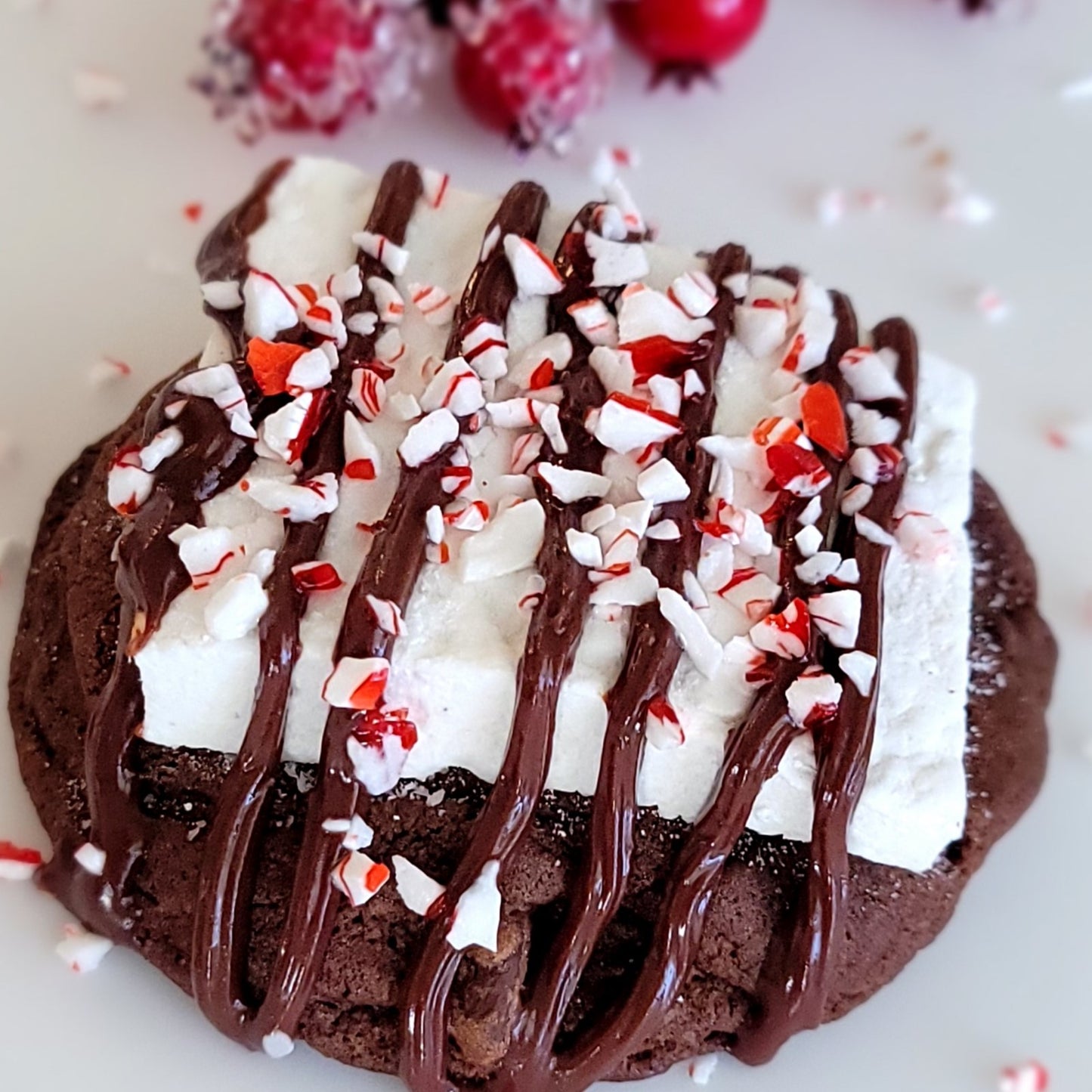 Peppermint Hot Chocolate Cookie - Half Dozen (Premium)