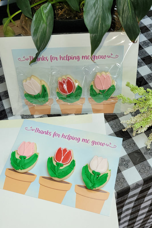 Tulip Sugar Cookie Mother's Day Card