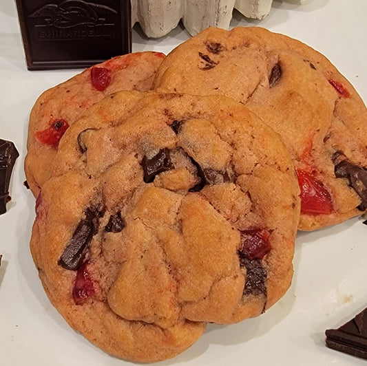 Cherry & Dark Chocolate Chunk Cookie