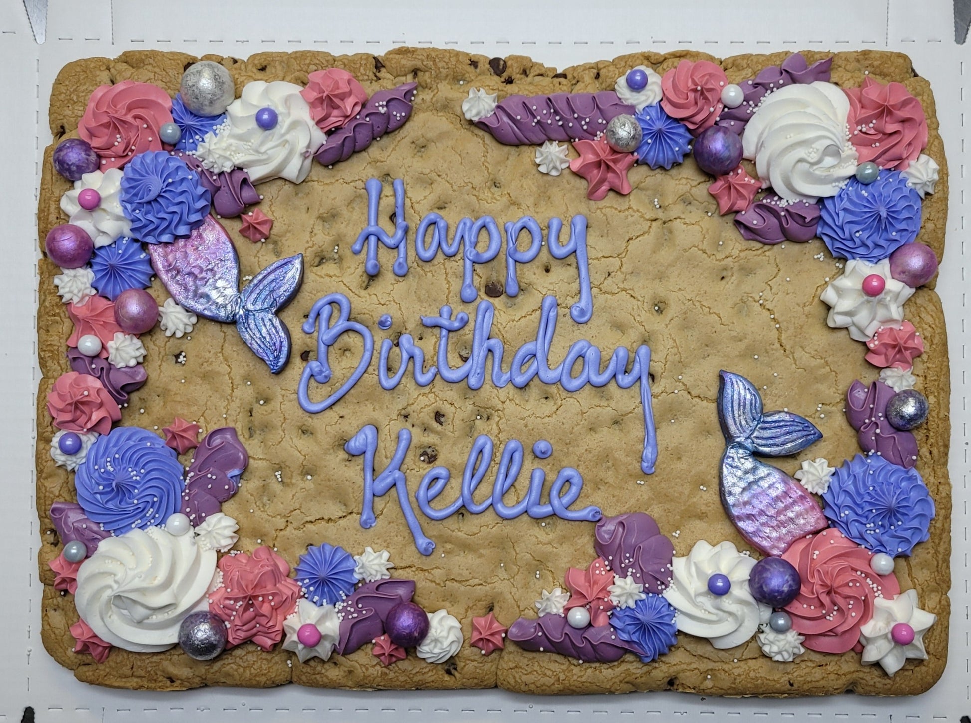 Sheet Pan Cookie Cake - Design Eat Repeat