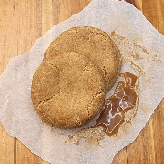 Caramel Stuffed Snickerdoodles